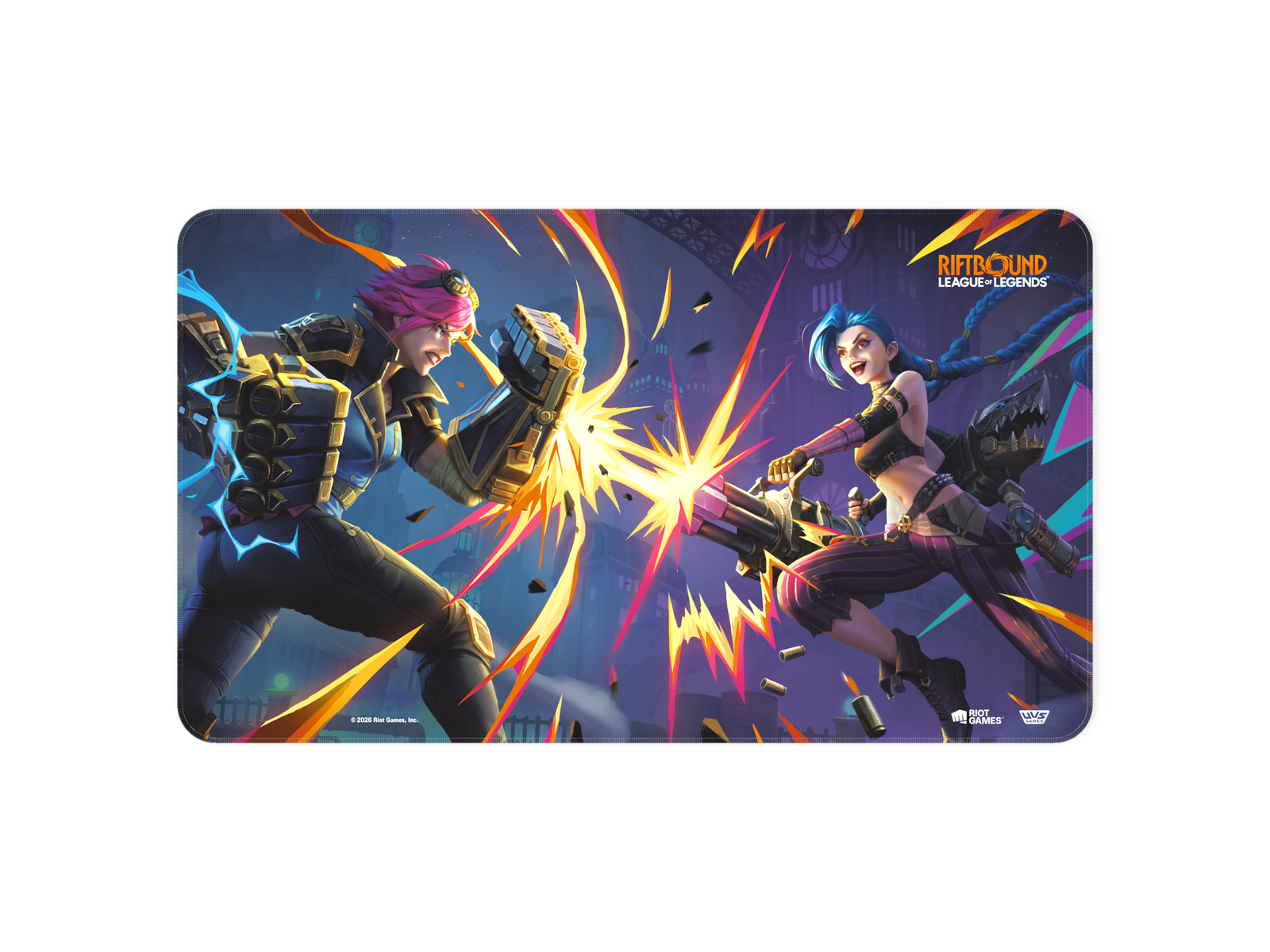 Riftbound: League of Legends TCG - Vendetta Playmat: Vi vs Jinx